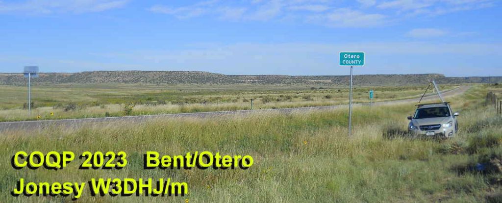 W3DHJ at Otero County border