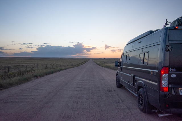 K0IM van enroute in the eastern plains.