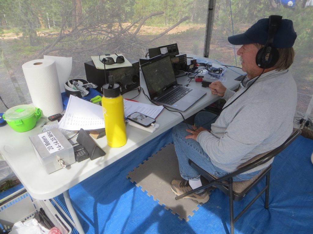 Terry K7TD, part of the W0TM multi-op.
